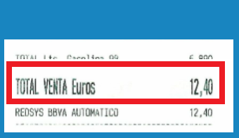 ¿Dónde puedo encontrar el importe del ticket?