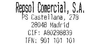Ticket Repsol