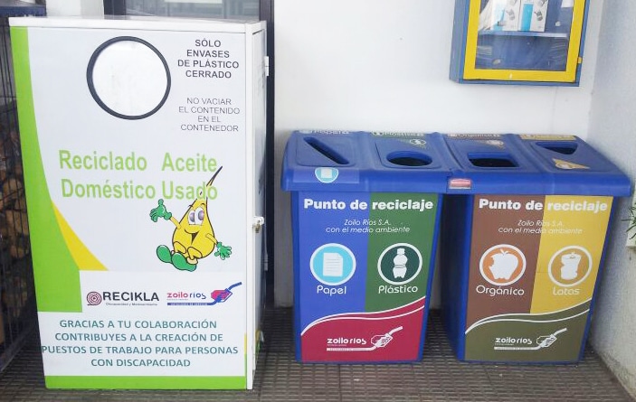 Aceite usado: puntos de recogida de aceite usado en Zaragoza