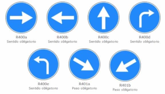 señales obligacion r400 r401